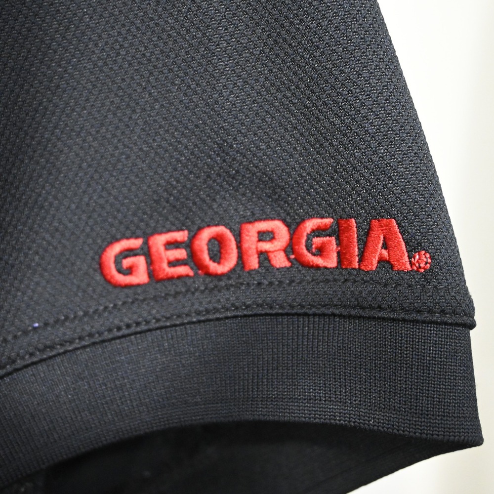Columbia Polo Mens Large Black Georgia Bulldogs PFG Vented Performance Fishing - Picture 7 of 16